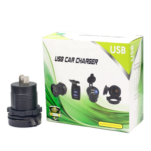 A73 단일 USB 포트 배터리 전압계 ON/OFF 스위치 QC3.0 호환 오토바이 용 12-24V DC 차량용 충전기 차량 자동차 - Product Image 6