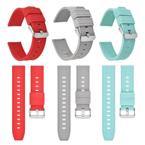Cinturini per Orologi in Silicone a Basso Costo, 20/22mm, Cinturini Regolabili in Silicone Premium Durevole, Sostituzione Cinturino in Gomma - Product Image 2