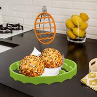 Ovaler Brat gestell Silikon-Brat gestell Dampf garer zum Backen Kochen Dampf-Schnell kochtopf