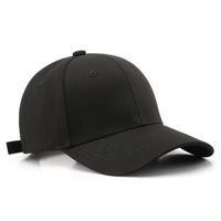 Casquette de baseball unisexe en coton pur de haute qualité, chapeau uni réglable avec support arrière, broderie et impression de logo personnalisés