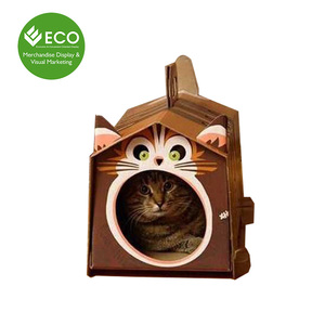 Pliable adapté aux besoins du client de Chat de Carton Ondulé de Meubles De <span class=keywords><strong>Maison</strong></span> D'animal Familier - Product Image 3