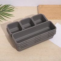 Tiroir en plastique organisateur séparateurs bureau bureau panier tiroir organisateur couverts plateaux bacs de rangement pour chambre salle de bain cuisine