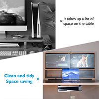 Nouvelle console de jeu avec support invisible sous la table, organiseur de console numérique, refroidissement et ventilation pour PlayStation 5