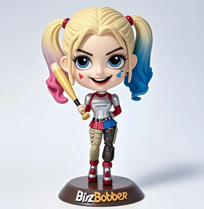 Suvenir ornamen maskot Dekorasi Desktop realistis buatan tangan 7 "kepala goyang Resin Ratu badut dapat disesuaikan - Product Image 5