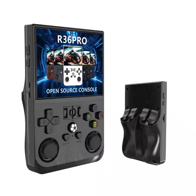 R36Pro Handheld Retro Game Console 640*480 Resolution 3.5inch IPS Open Source Linux System Portable Pocket Video Player R36 Pro