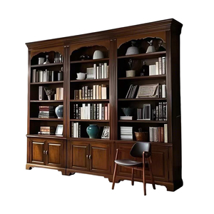 Librería de Lujo Personalizada para Toda la Casa con Escalera, Muebles Clásicos para Estudio, Oficina en Casa y Biblioteca, para Sala de Estar y Apartamento - Product Image 4