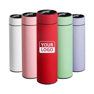 Custom Logo Stainless Steel Tea Thermal 500ml Vacuum Flask Smart Classic <b>Thermos</b> <b>Cup</b> Water Bottle - Product Image 1