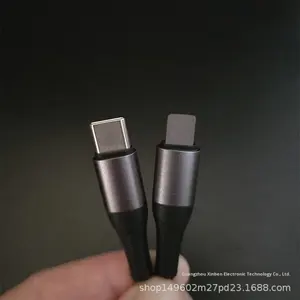 Nuevo Cable de Datos USB-C de Carga Rápida PD con Logotipo Personalizado de Fábrica, Cable Trenzado de Punto CTOL de 8 Pines de 0.5-1m para <span class=keywords><strong>iPad</strong></span> - Product Image 3