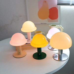 <span class=keywords><strong>Veilleuse</strong></span> rechargeable en forme de champignon en verre Lumière décorative sur le thème Instagram par un blogueur coréen - Product Image 6