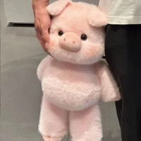 Peluche Vache des Highlands 45CM, Série Course, Jouet Interactif avec Jambes Mobiles, Animal en Peluche Doux, Mignonnes Peluches Panda Cochon, Vente en Gros 2026
