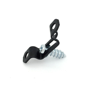 Conector Oculto Dos en Uno de Metal Negro para Instalación Rápida en Paneles, Soporte para Herrajes de Muebles - Product Image 2