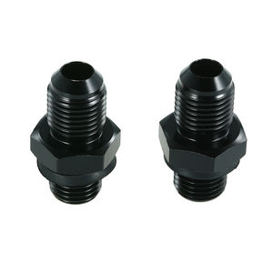 Adaptador de Enfriador de Aceite de Transmisión Getitall An8 An6 X 1 4 Nps, Aleación de Aluminio, Negro Piano - Product Image 1