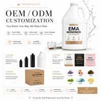 Monomère liquide acrylique EMA personnalisé, inodore, à séchage rapide, pour toutes les saisons, en gros, 120 ml/250 ml/500 ml/1 L/1 gallon