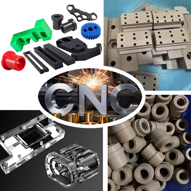 Custom Cnc Machining Automotive Medical Plastic Part Precision Acrylin Pmma Pom Pps Peek Turning Milling Oem Prototype Component