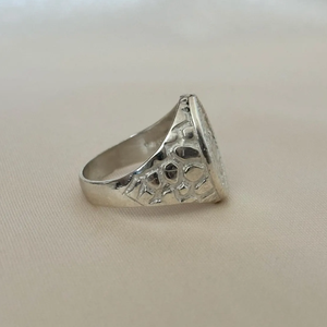 <strong>Men</strong> <strong>s</strong> Guam Seal <strong>Signet</strong> <strong>Ring</strong> 316L Stainless Steel Waterproof Rustproof Fashion Accessory - Product Image 6