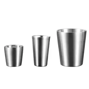 Vaso aislado Apto para lavavajillas, vaso de acero inoxidable de 16oz, doble pared, resistente, de Metal