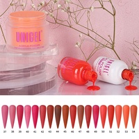 Kit de vernis gel UV longue tenue 3-en-1 Unigel en gros, 2 oz, pour ongles en acrylique, poudre à ongles, laque, marque privée, pour salon, OEM