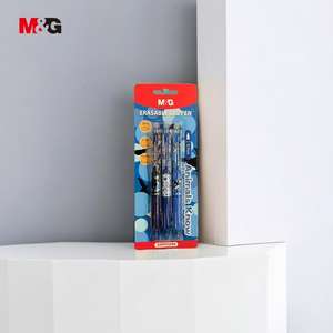 <span class=keywords><strong>M</strong></span> & G pena bola Gel tinta dapat dihapus panas gesekan penghapus kering pegangan nyaman terbaru dengan penghapus - Product Image 1
