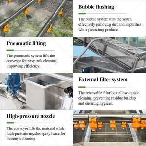 Lavadora Automática de Burbujas Pequeñas para Limpiar Ensaladas, Patatas, Cerezas, Cocos, Tomates, Frutas y Verduras - Product Image 3