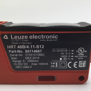 Original Item <b>Diffuse</b> Reflection Light With Background Suppression Leuze HRT46B/4.11-S12 Photoelectric Sensor NFP 50014667 Good - Product Image 3