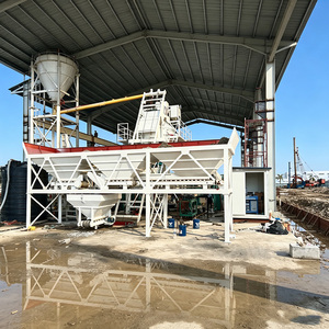 โรงงานผสมคอนกรีตแบบตั้งโต๊ะ HZS180 รุ่นดั้งเดิม ผลิตคอนกรีตได้ 180 ลูกบาศก์เมตร/ชั่วโมง ประสิทธิภาพสูง ควบคุมด้วยระบบ PLC - Product Image 2