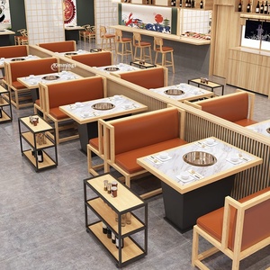 Tables, chaises, canapés et ensemble barbecue de style nordique pour restaurants occidentaux, hôtels et traiteurs sur mesure - Modèle JMS298 - Product Image 2