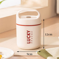 Yuedisi Gobelet Petit-Déjeuner Personnalisé Multicolore 500 ML, Boîte Alimentaire Isotherme en Acier Inoxydable pour Étudiants