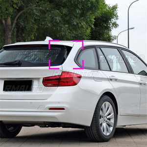 Par de alerones laterales traseros negros brillantes para BMW Serie 3 F31 Touring Wagon 2012 2013 2014 2015 2016 2017 2018 - Product Image 6
