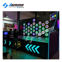 Jeu de lancer interactif, coordination œil-main, jeu actif, arène de jeu lumineuse à LED, activation par la lumière, jeux Wi-Fi, personnalisable