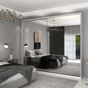 2026 Hot <strong>Sale</strong> Custom Modern <strong>Mirror</strong> Door <strong>Wardrobes</strong> Walk in Closet <strong>Wardrobe</strong> Luxury Bedroom <strong>Wardrobe</strong> with Sliding Doors - Product Image 1