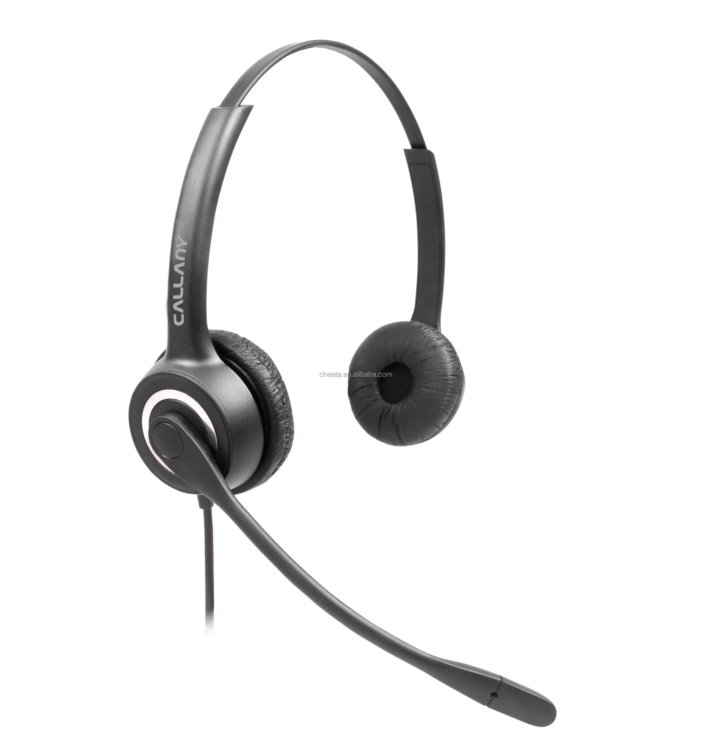 Cheeta VH560D USB computador Call Center Headset Operador Wired Headset com controle de volume