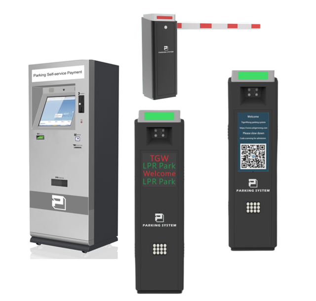 Self Vending Machine Automatic Parking Lot Payment System Rfid Card Dispenser Car Parking ANPR Parking System