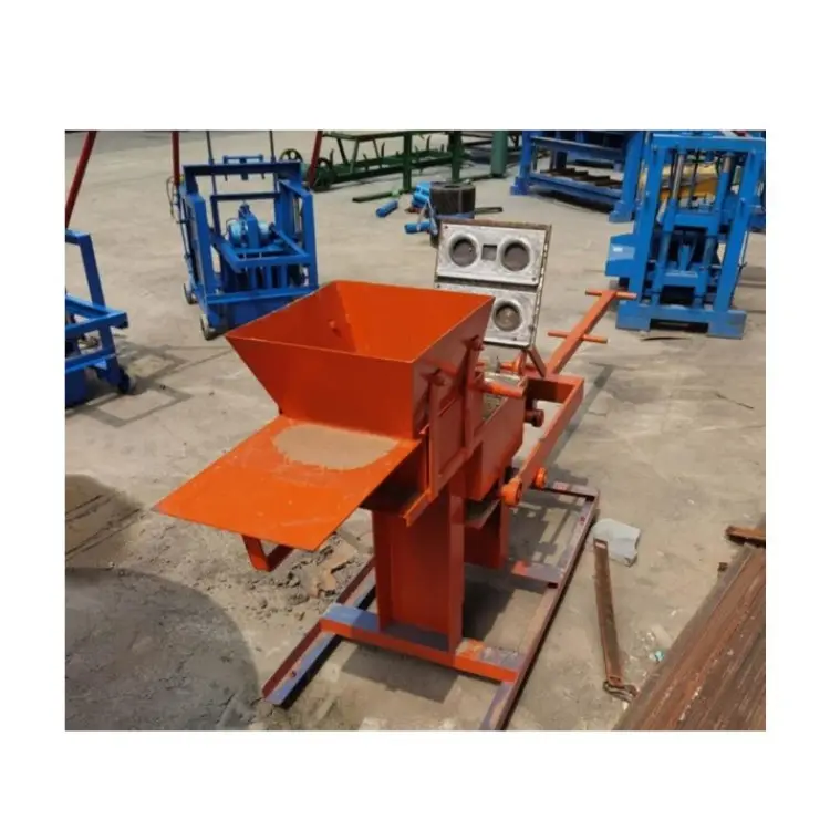 Low price small automatic red soil mud earth manual bricks extruder clay brick making machine