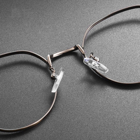 Montures de lunettes optiques en alliage métallique ultra-fines, vente en gros, montures de lunettes en métal tendance