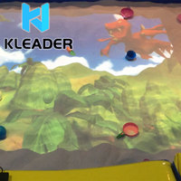 Projecteur d'écran de sol 3d, projection interactive, aire de jeux intérieure, piscine de sable, jeux pour enfants, art virtuel, plage magique