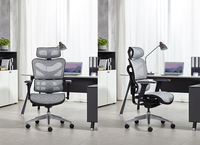 Chaise de bureau ergonomique en maille pour ordinateur, avec dossier haut réglable en 3D, nouvelle collection,