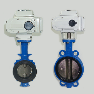 ROTK Electric Actuator 220V DN100 PN16 Ductile Iron Casting Actuated Electric Wafer Type Motorized butterfly Valve - Product Image 6