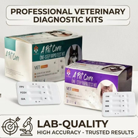 Tests vétérinaires sûrs et fiables EHR-ANA-CHW-LYME, tests combinés Ehrlichia/anaplasma/filarioses/lyme 4-en-1 pour chiens, kits ELISA