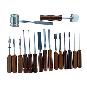 Ensemble de marteaux à os orthopédiques de qualité supérieure pour la greffe osseuse, 17 pièces en acier inoxydable, approuvé CE - Product Image 1