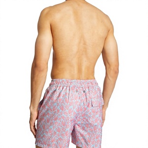 Premium Men's <b>Hawaiian</b> Print <b>Shorts</b> Lightweight Casual Summer Bottoms Elastic Waist Tropical Pattern Vacation Wear Private Label - Product Image 5
