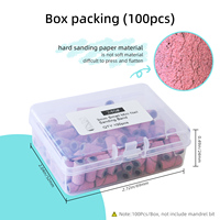 HYTOOS 3mm petites bandes de ponçage pour perceuse à ongles Mini bande de sable lime polissage ongles cuticule propre pas de mèche en acier inoxydable