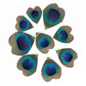 3-5.8CM Beautiful High Quality Natural Color Eco-Friendly Big Eye Love Peacock Feather eyes for crafts sale cheap