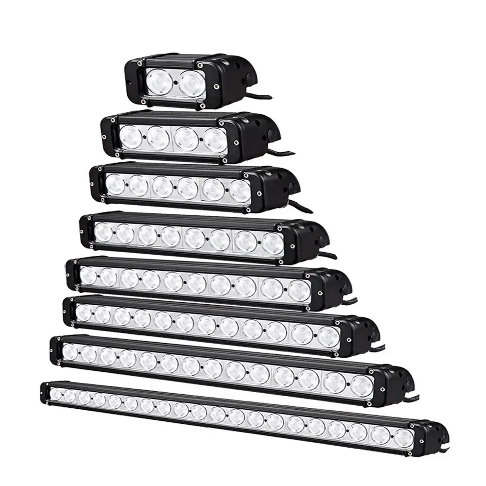 Яркая 10 Вт оригинальная Однорядная светодиодная световая балка для грузовика с крышей для морской горной промышленности