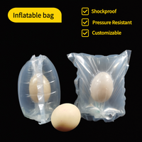 Emballage de coussin gonflable transparent personnalisé en usine, résistant aux chocs, avec chambre à air, coussin à bulles, sac à coussin avec ligne de déchirure