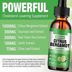 OEM Органическая Цитрусовая добавка бергамот натуральный цитрусовый экстракт бергамот капли оральные жидкие капли для поддержки энергии - Product Image 2