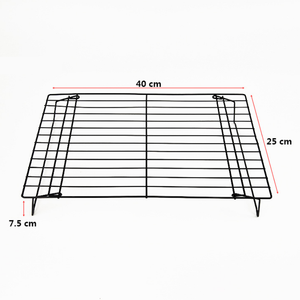 Supports de refroidissement empilables <span class=keywords><strong>à</strong></span> 3 niveaux en acier au carbone antiadhésif pour gâteaux, biscuits, <span class=keywords><strong>pain</strong></span> avec pieds pliables, résistants au <span class=keywords><strong>four</strong></span>, accessoires de cuisson - Product Image 2