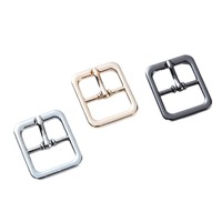 Usine En Gros En Alliage De Zinc Pin-Réglable Boucle De Ceinture En Métal pour Hommes pour Chaussures Vêtements Sacs Décoration avec Placage