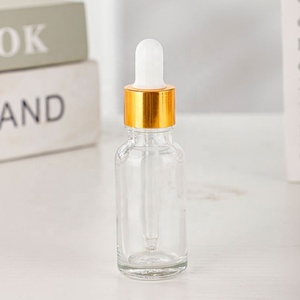 Transparent Glass Dropper <b>Bottle</b> with Gold Pipette 5ml 10ml 15ml 20ml 30ml <b>50ml</b> 100ml Essential Oil <b>Bottle</b> - Product Image 4