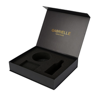 Boîte d'emballage magnétique de luxe personnalisée avec logo pour gloss et rouge à lèvres, coffret de gloss et rouge à lèvres, emballage pour gloss