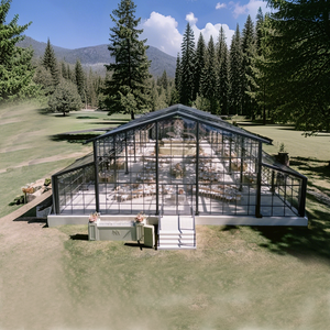 Tentes extérieures de luxe de serre de <span class=keywords><strong>chapiteau</strong></span> de luxe de partie de <span class=keywords><strong>mariage</strong></span> de cadre noir pour des événements - Product Image 2